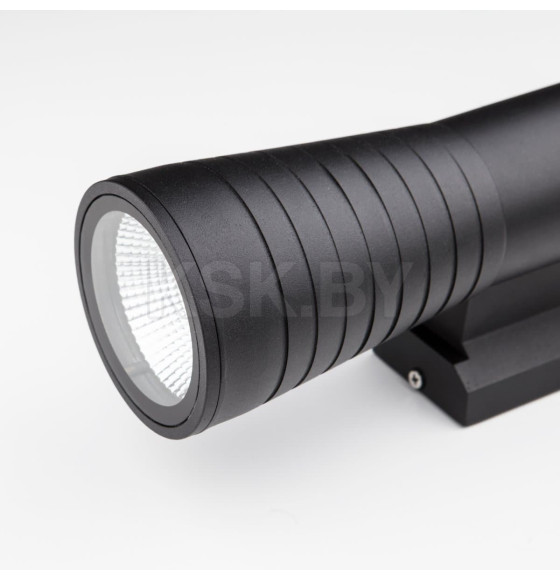 Светильник садово-парковый со светодиодами 1502 TECHNO LED TUBE DOBLE черный (a044301) 