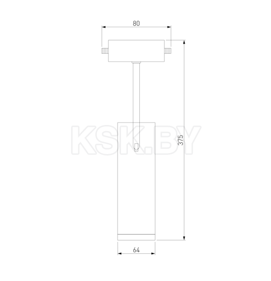 Светильник трековый светодиодный Oliver белый 9W 4200K, LTB45 (a045432) 