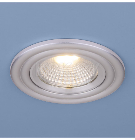 Встраеваемый светодиодный светильник 3W COB SL серебро, 9902 LED (a038458) 