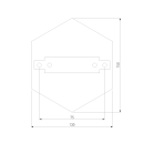 Светильник садово-парковый Talli F черный GL 3002F (a038485) 