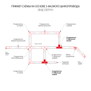 Коннектор Т-образный для трехфазного шинопровода левый TRC-1-3-TL-WH (a039549) 