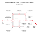 Ввод питания правый для трехфазного шинопровода (белый) /TRP-1-3-R-WH (a039546) 