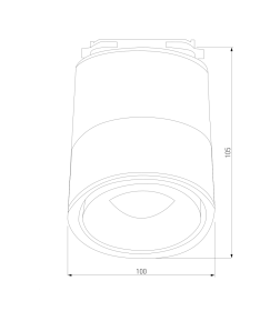 Светильник потолочный светодиодный Klips Белый 15W 4200K LTB21