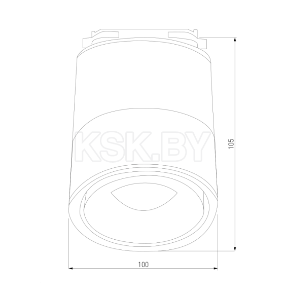 Светильник потолочный светодиодный Klips Белый 15W 4200K LTB21 (a040437) 