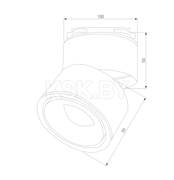 Светильник потолочный светодиодный Klips Белый 15W 4200K LTB21 (a040437) 