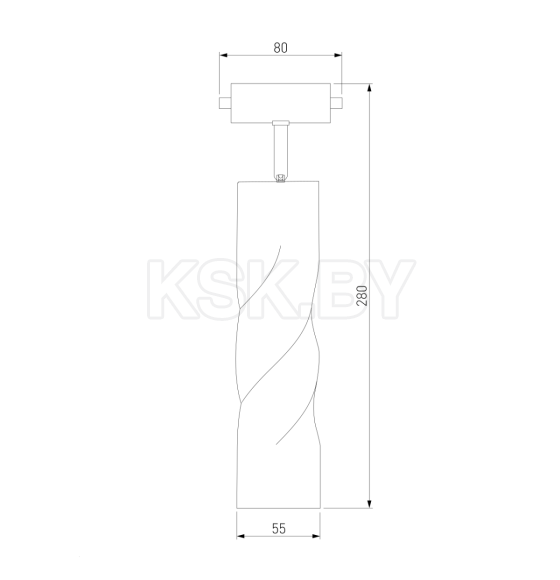 Светильник трековый светодиодный Royal Белый 12W 4200K LTB29 (a042893) 