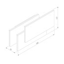 Светильник настенный светодиодный Inside LED белый матовый MRL LED 12W 1012 IP20 (a038440) 