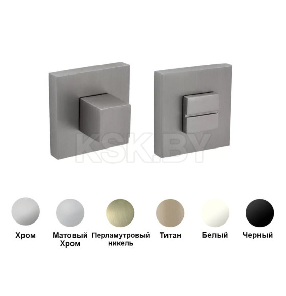 Завертка квадратная ORO&ORO WC 31 BLACK (черный) 