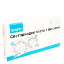 Плата светодиодная 220В, 24Вт, smd2835, 80Лм/Вт, 6500К, 160*80мм, прямоугольная с линзой IP20 Apeyron (02-23) 