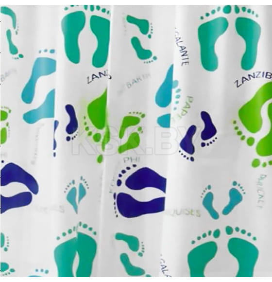 Штора для ванной комнаты  FUN FEET MULTI (06892) 
