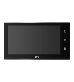 Видеодомофон CTV-M4705 AHD B черный экран 7" фотозапись по детекции движения CTV