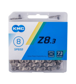 Цепь велосипедная KMC 8ск. 1/2"х3/32" (в боксе) Z8.3