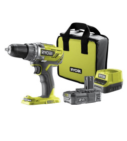 Дрель-шуруповерт аккумуляторная RYOBI R18DD3-120S ONE+