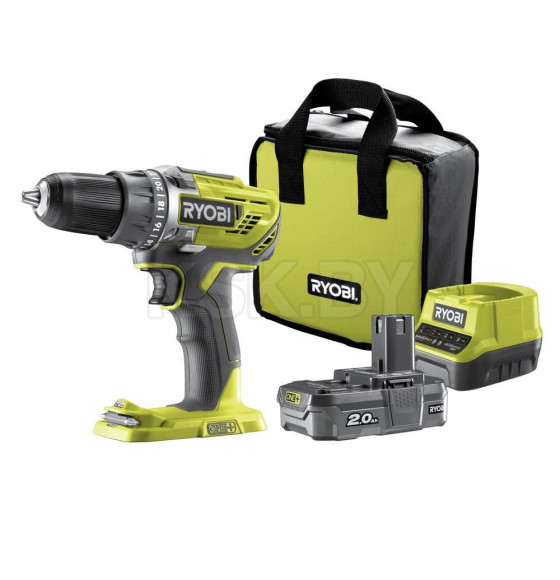 Дрель-шуруповерт аккумуляторная RYOBI R18DD3-120S ONE+ (5133003347) 