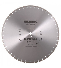 Диск алмазный 600х25,4мм Hilberg Hard Materials Лазер