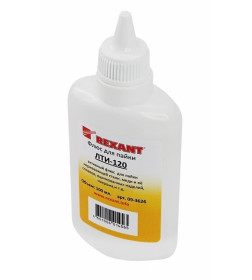 Флюс для пайки REXANT, ЛТИ-120, 30 мл, с кисточкой REXANT