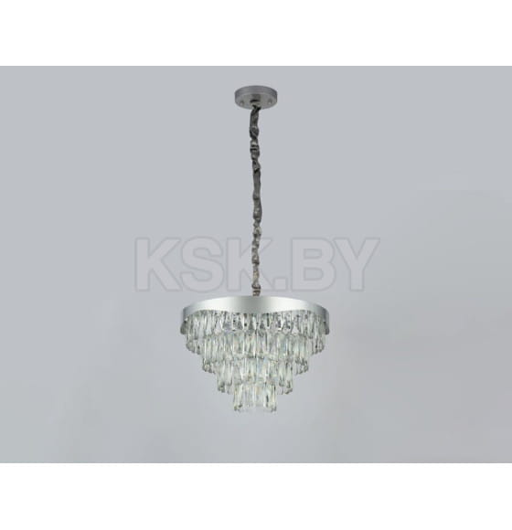 Люстра с хрусталем TR5085 SL/CL 40W E14 серебро/прозрачный (TR5085 SL/CL) 
