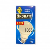 Лампа светодиодная A60 12W 4000K E27 1055лм ЭКОВАТТ