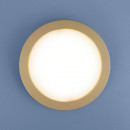 Встраеваемый светодиодный светильник с LED подсветкой круг DSKR80 5W 4200K SGD золото матовый (a049509) 
