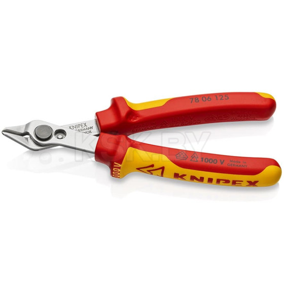 Кусачки Electronic Super Knips VDE 125мм (Knipex) (7806125) 