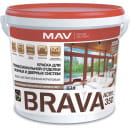 Краска для окон и дверей BRAVA Acryl 35д акриловая белая п/мат, 3 л