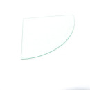 Заготовка стеклянная для мебели угловая Стеклолюкс  250х250мм белая (ПС 004-11) 