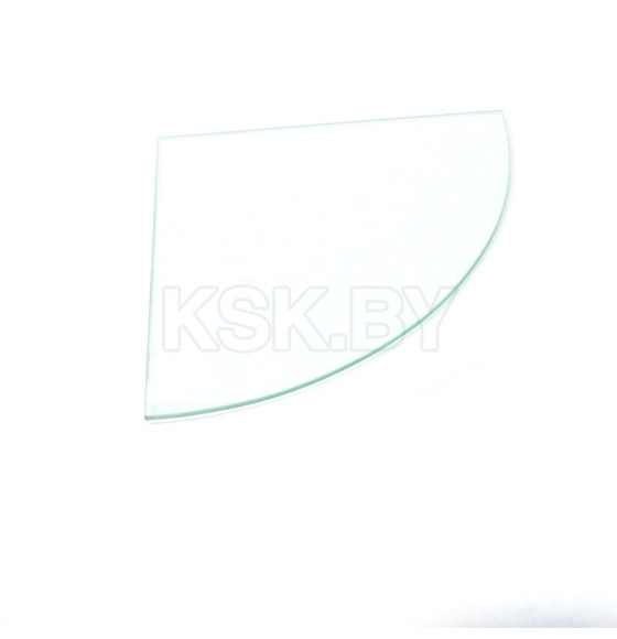 Заготовка стеклянная для мебели угловая Стеклолюкс  250х250мм белая (ПС 004-11) 