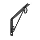 Кронштейн декоративный прямой WOP 200 C черный (526801) 