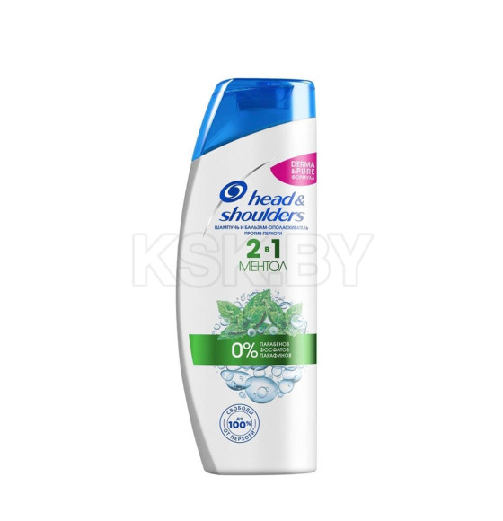 Шампунь Head & Shoulders Ментол 2в1  400мл (8522) 