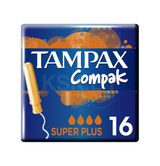 Тампоны Tampax Компак Супер плюс, 16шт (9620) 