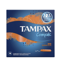 Тампоны Tampax Компак Супер плюс, 16шт