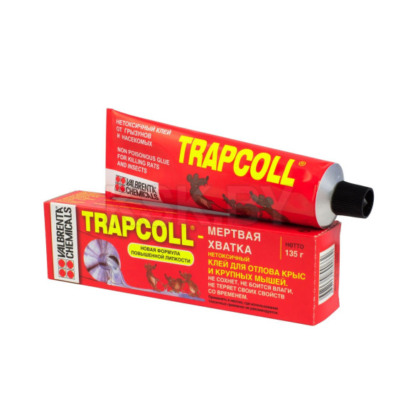 Клей для отлова крыс и крупных мышей TRAPCOLL, 135 г