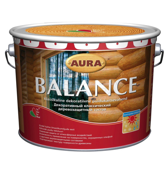 Защита для древесины AURA Balance varvitu (бесцветный), 9л