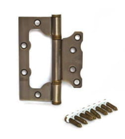 Петля накладная Apecs 100*75*2,5-B2-Steel-AB 