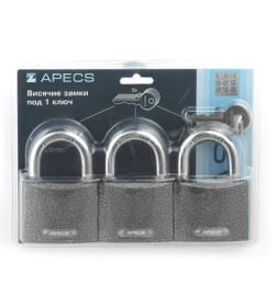Замок навесной PD-01-63 (3Locks+5Keys)