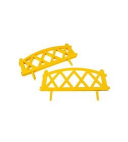 Забор декоративный №4 "Modern" 3,00м 5 шт. желтый