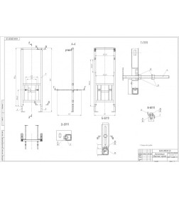 Инсталяция для подвесного унитаза Cersanit LINK PRO 40