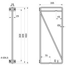 Полкодержатель KOMBO черный матовый (71063) 