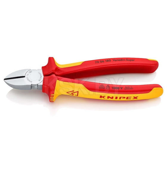 Бокорезы 180мм хромированные Knipex (7006180) 