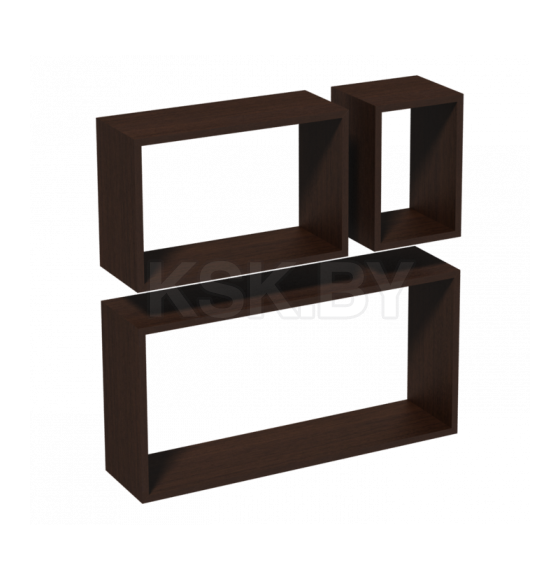 Комплект полок FRS1 Rectangle венге (67914) 