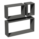 Комплект полок FRS1 Rectangle серый (67912) 