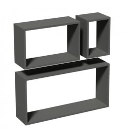 Комплект полок FRS1 Rectangle серый