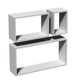 Комплект полок FRS1 Rectangle белый