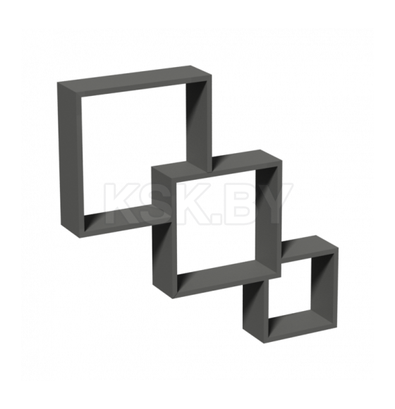 Комплект полок FIS1 Square module серый (67312) 