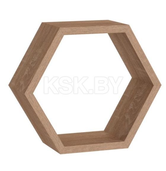 Полка FHS300 Hexagonal shelf DS дуб сонома (67703) 