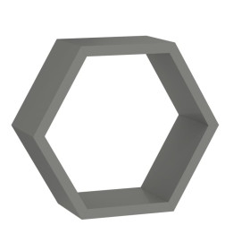 Полка FHS300 Hexagonal shelf SZ серый