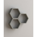 Полка FHS300 Hexagonal shelf SZ серый (67702) 