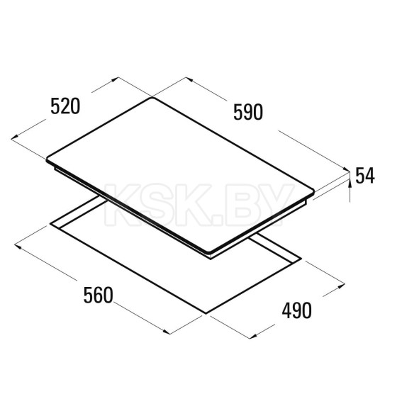 Панель варочная индукционная CATA IB 302 WH (IB 302 WH) 