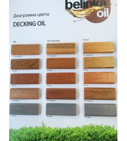 Масло для древесины для наружных работ BELINKA Oil - decking, масло для древесины для наружных работ, №202 орех, 2,5л