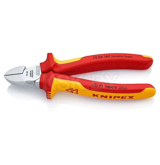 Бокорезы 160мм хромированные Knipex (7006160) 